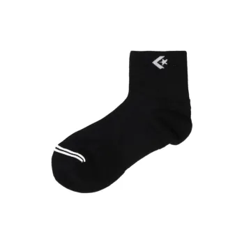 Converse Basketball Socks Unisex 1 Pack Black/White