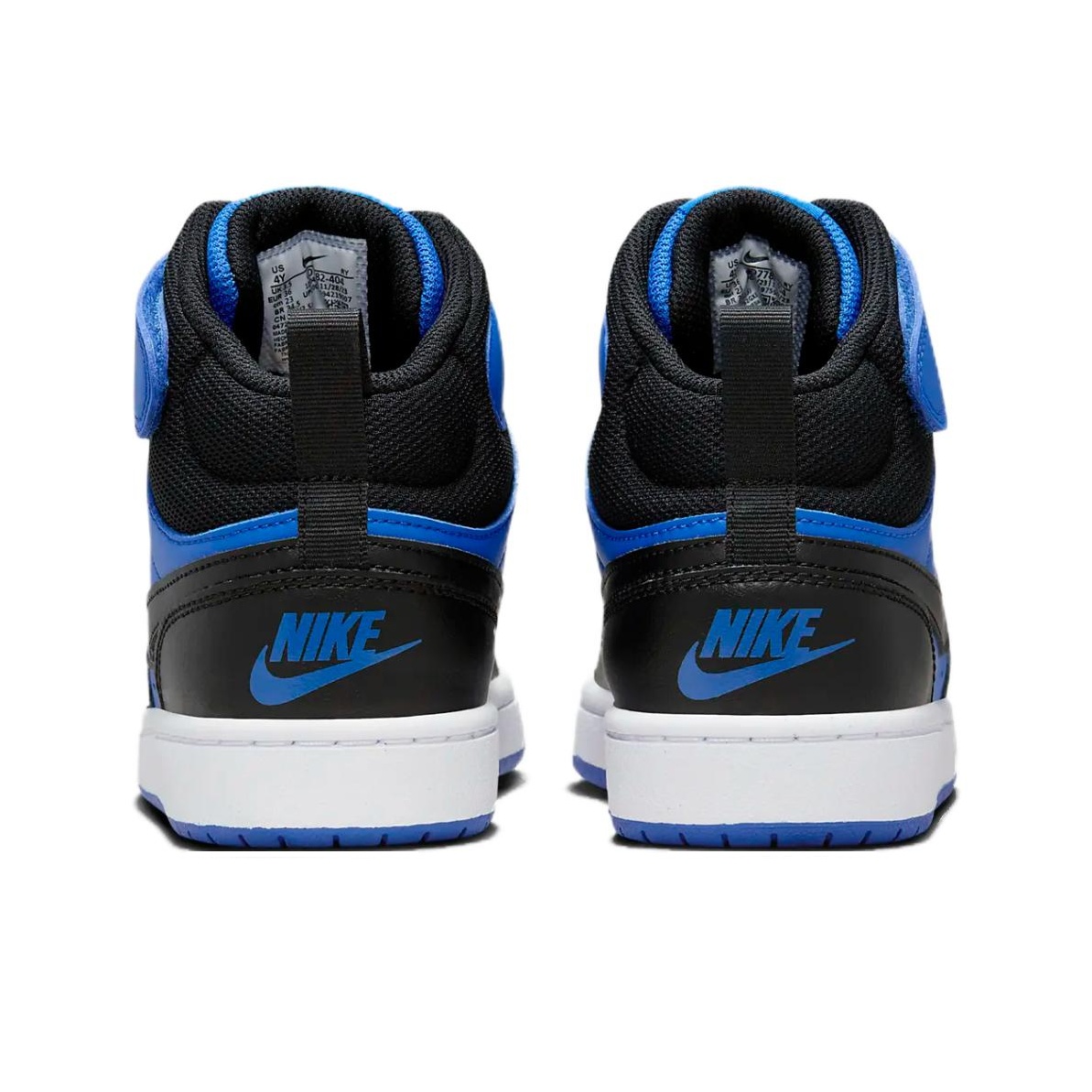 Nike Court Borough Mid 2 GS 'Black Game Royal' Game Royal