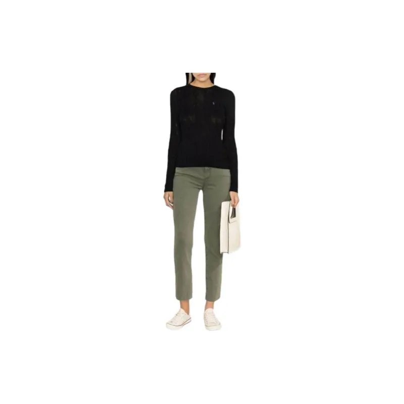 Polo Ralph Lauren Logo embroidered Cable knit Sweater-5