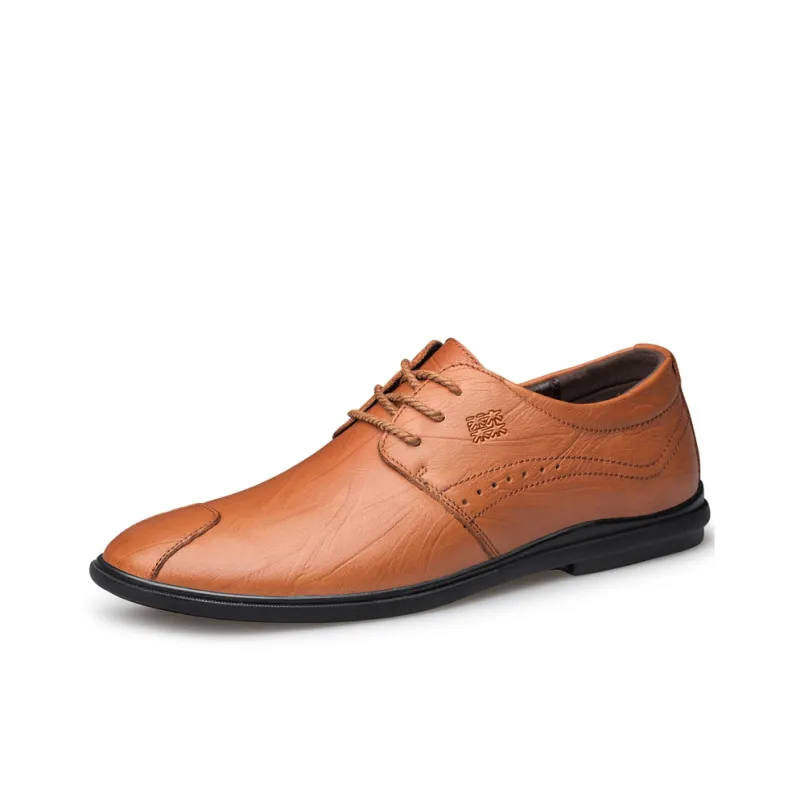 Mulinsen Men's Casual Shoes Men Low Top Black/Light Brown/Dark Brown/Khaki-7