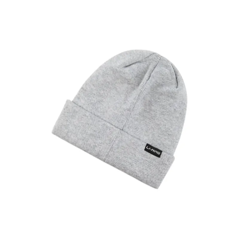 LiNing Polyester, Polyamide, Acrylic, Sheep Wool Beanies Kids' Gray-2