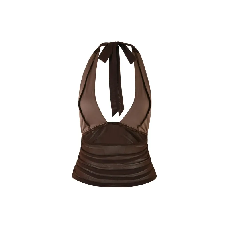 Tiger Mist BRESILY TOP Camisole Women's Brown-1