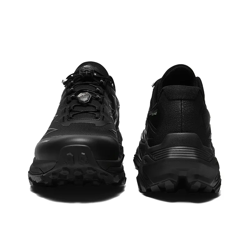GLUNA Anti-Slip And Wear-Resistant Lightweight Low-Top Trail Running Running Shoes Unisex Black-3