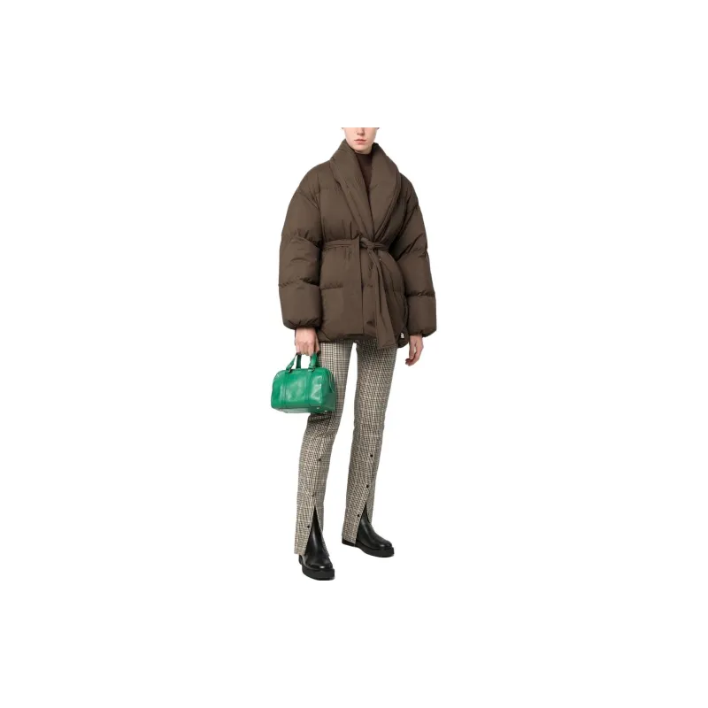 Bacon Belted Quilted Coat-2