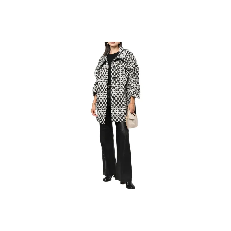 ALBERTA FERRETTI Coats Women's Black-1