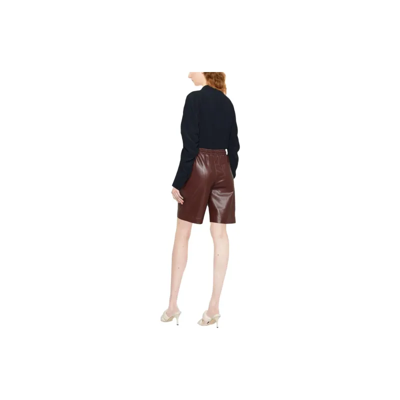 Ferragamo Keyhole neck Longsleeved Silk Blouse-1