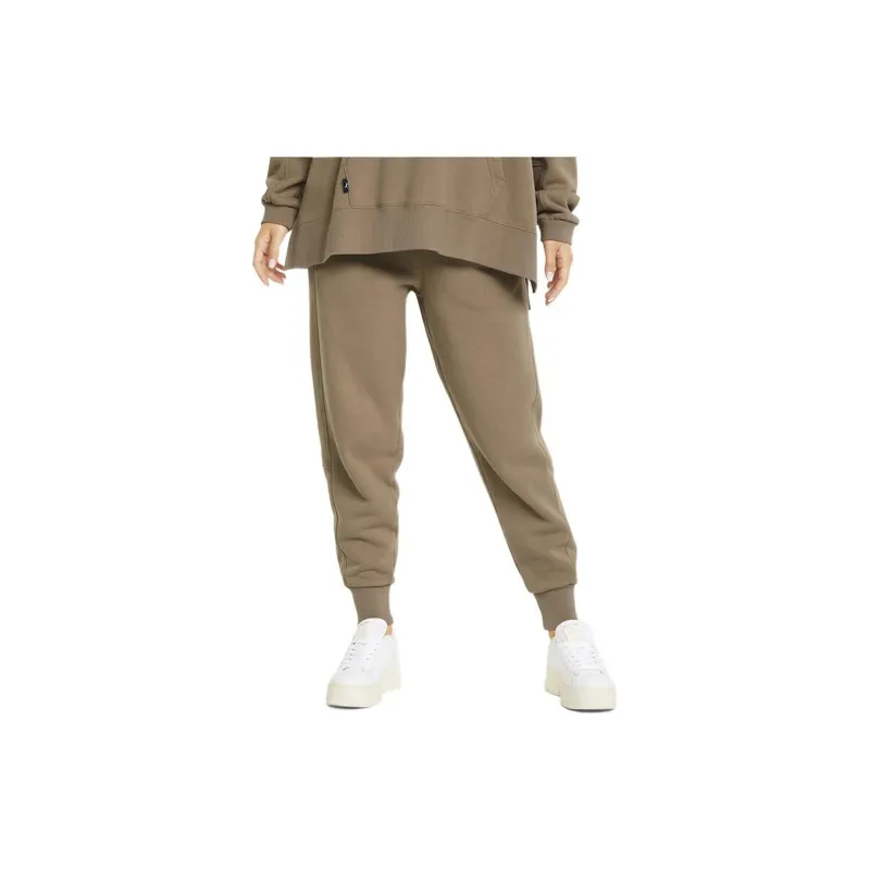 PUMA Knitted Sweatpants Women's Brown-2