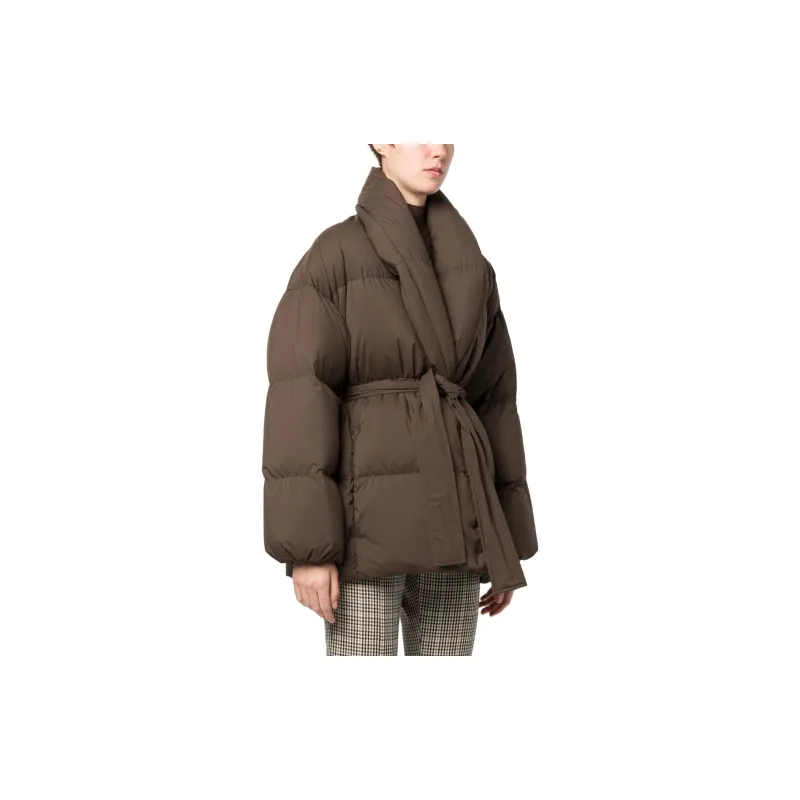 Bacon Belted Quilted Coat-3