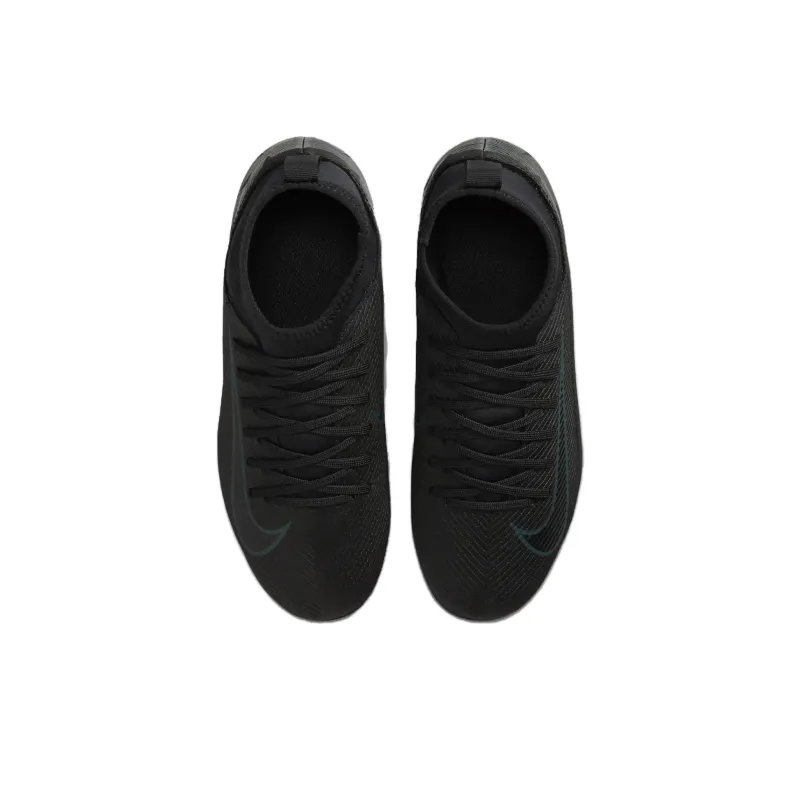 Nike Mercurial Superfly 10 Abrasion Resistant High Top Kids' Soccer Shoes Black Kids'-3