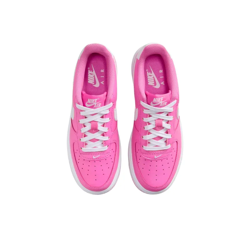 Nike Air Force 1 Anti Slip Wear Resistant Low Top Kids' Skateboarding Shoes Pink Teenagers-2