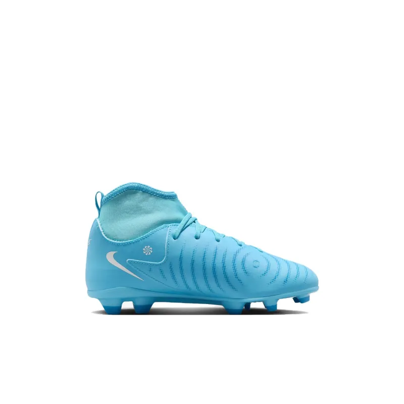 Nike Phantom Luna 2 High Top Kids' Soccer Shoes Blue White Kids'-1