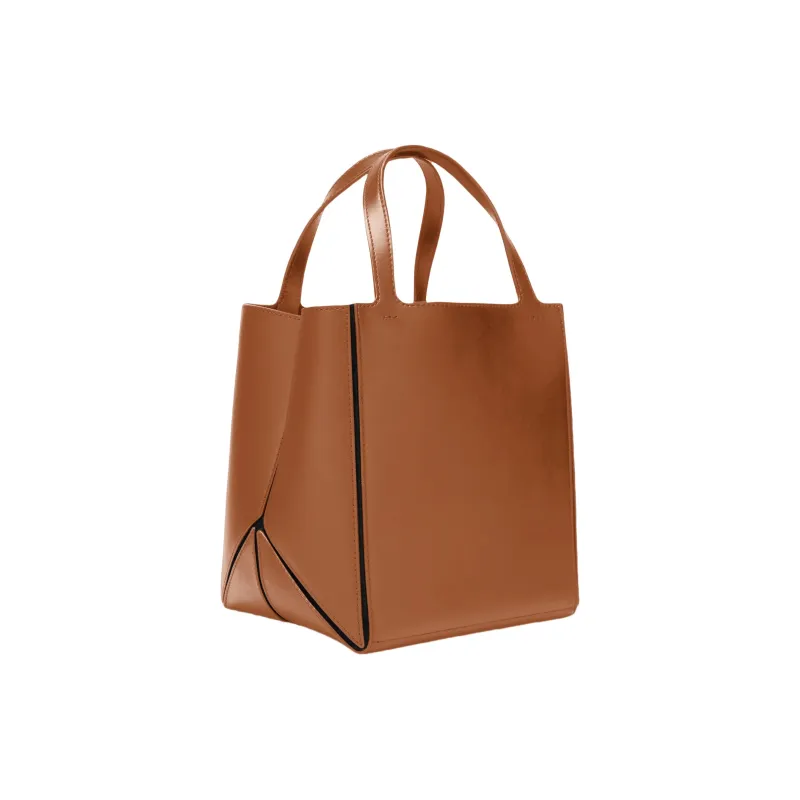 MICHAEL KORS Cow Leather Tote Bag, Shopping Bag, Handbag Medium Size Women's Leather Brown-1