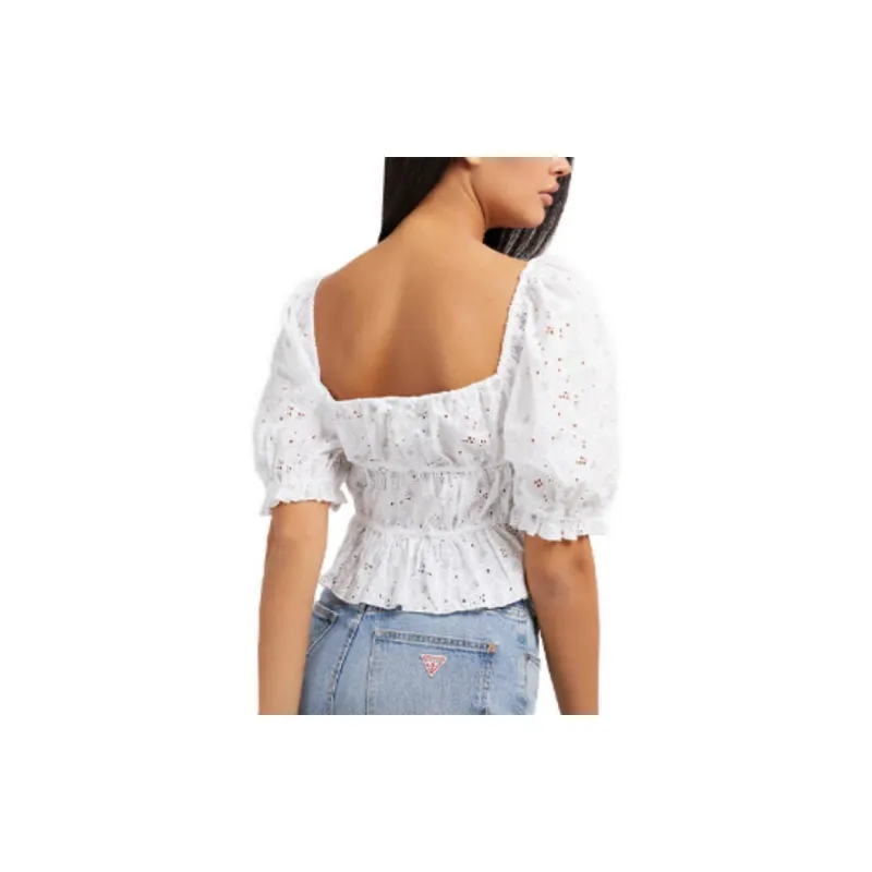 GUESS Shirts Women's White-3