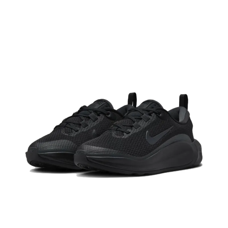 Nike Infinity Flow Abrasion Resistant, Breathable, Lightweight Low Top Kids' Running Shoes Black Teenagers-2