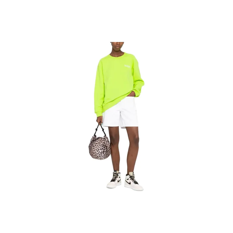 GANNI Logo embroidered Oversize Sweatshirt-1