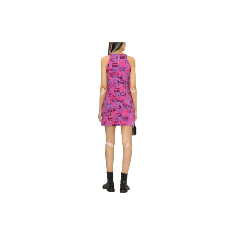 VERSACE JEANS COUTURE Sleeveless Dresses Women's Pink-2