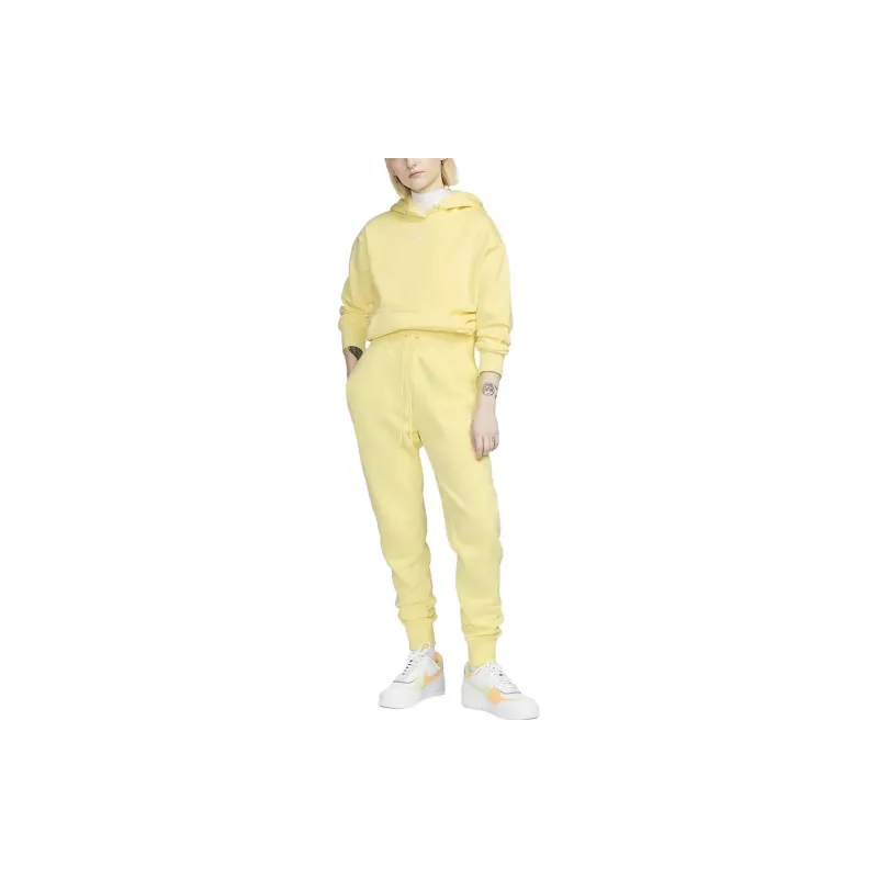 Nike Knitted Sweatpants Women's Yellow-2