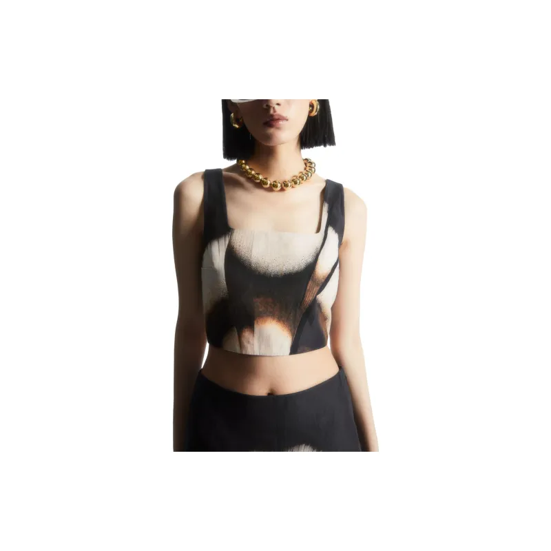 COS Tank Tops Women's Black-2