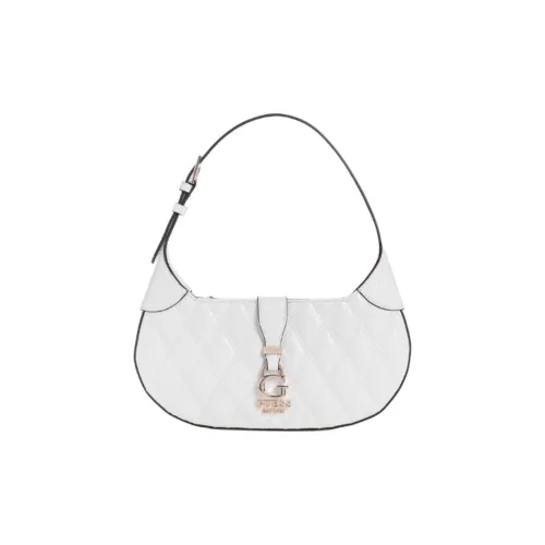 GUESS Polyurethane Shoulder Bag Crossbody Bag Handbag Women's White