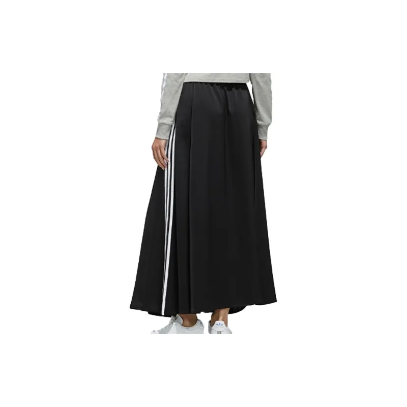 Adidas Casual Long Skirts Women's Black-2