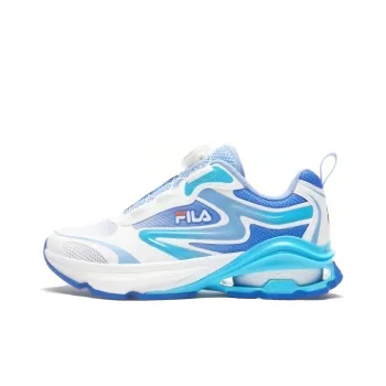FILA KIDS Cushioned Wear-Resistant Breathable Low-Top Kids' Running Shoes Marine Blue Teenagers