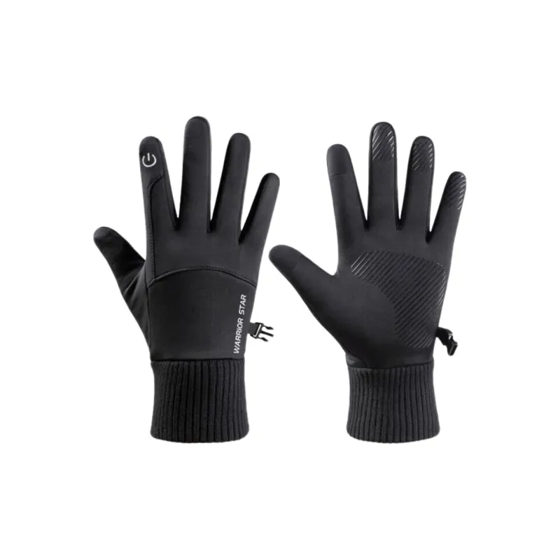Warrior Coral Fleece Lining Knit Gloves Unisex-1