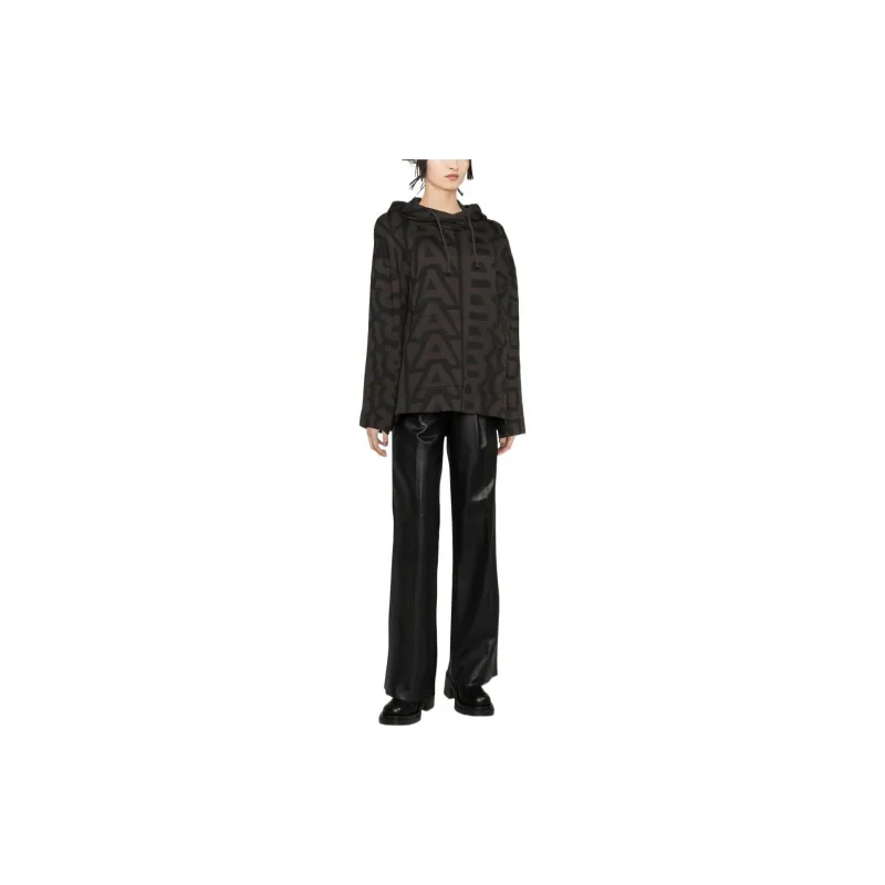 MARC JACOBS Monogram Oversized Drawstring Hoodie-1