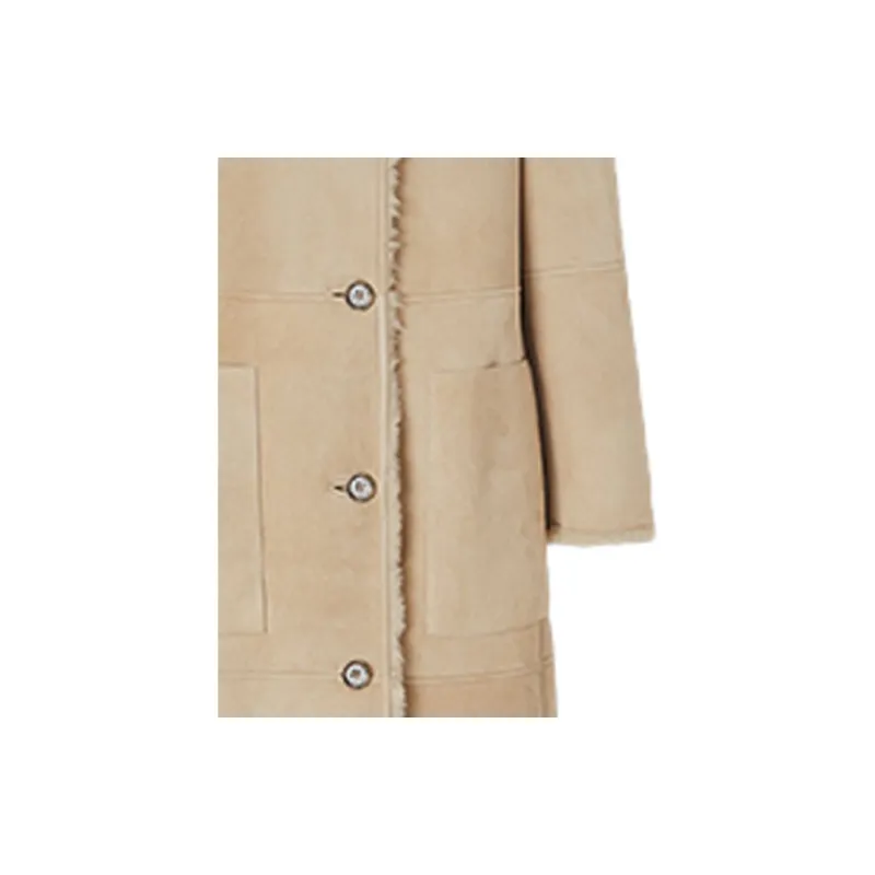 Burberry Leather Jackets Women's Umber-2