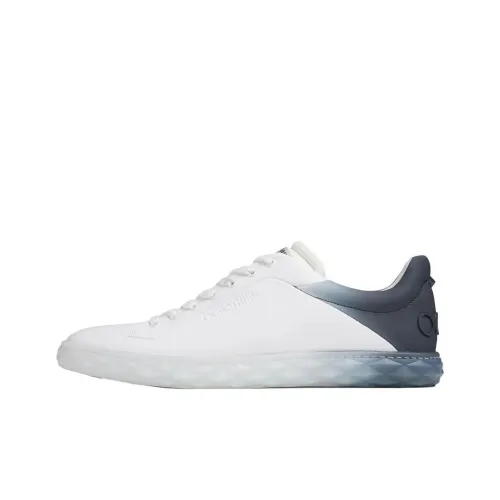 Jimmy Choo Diamond Light Low Top Skateboard Shoes Men's White Blue