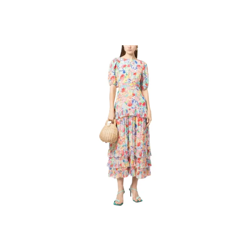 Rixo Kristen Floral-print Cotton Dress-1