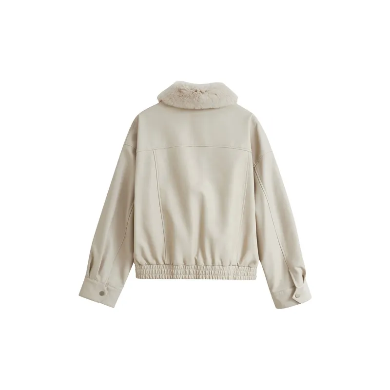 Inman Cropped Coat Women's Ancient Apricot-1
