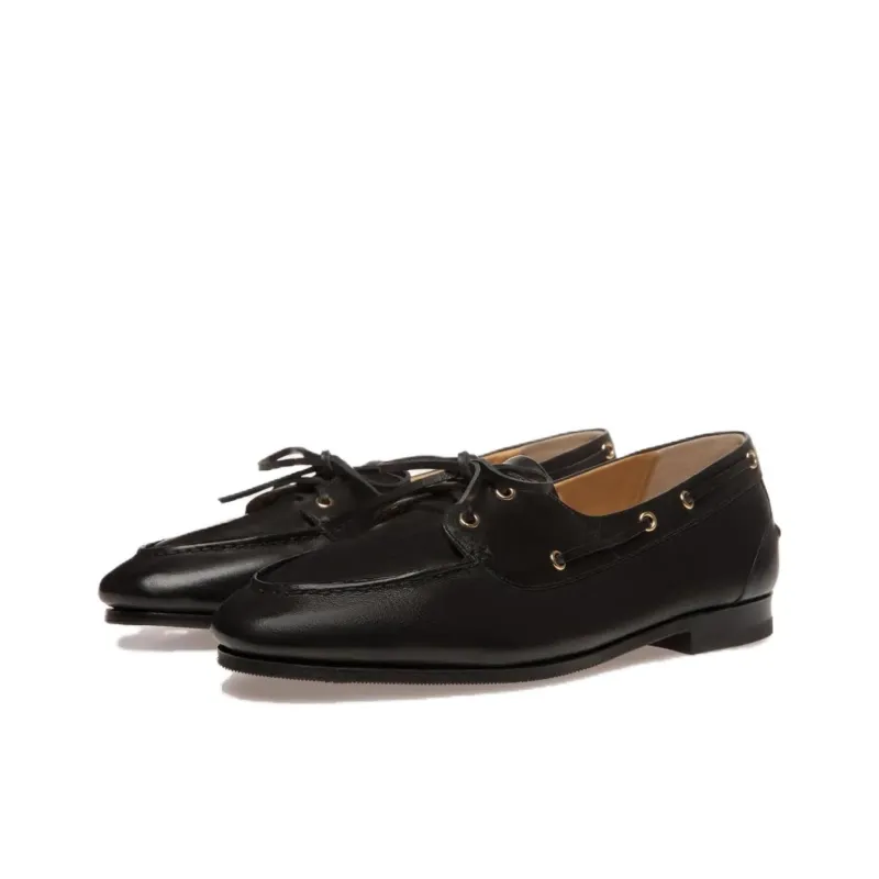 BALLY Plume Derby In Leather Wide Foot Morphology-3