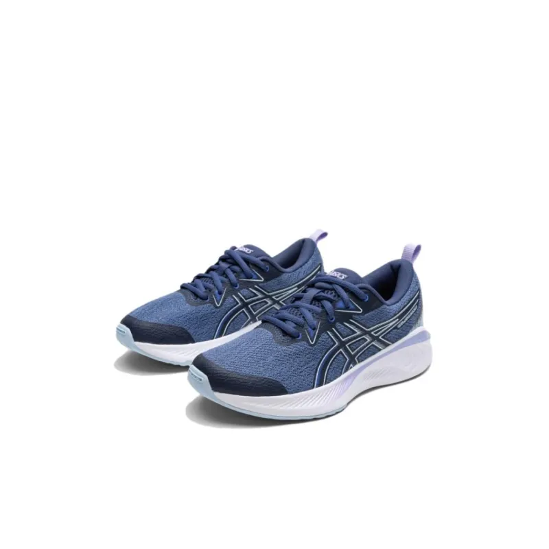 Asics Gel-Cumulus 25 Cushioning Wear-Resistant Low-Top Kids' Running Shoes Blue White Kids'-1