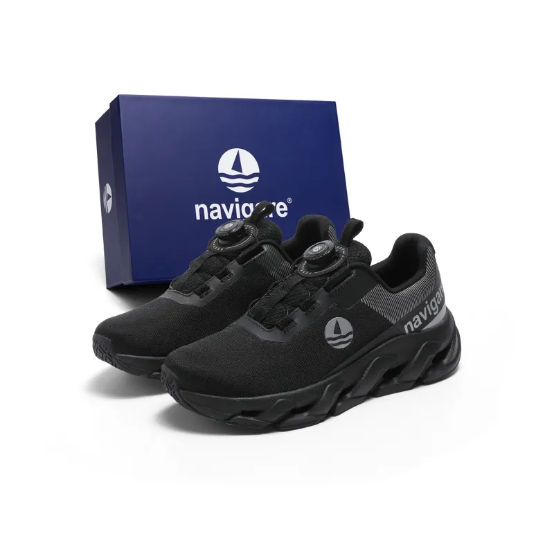 NAVIGARE Trendy Jogger Cushioning Slip Resistant Breathable Lightweight Low Top Running Shoes Men's-1