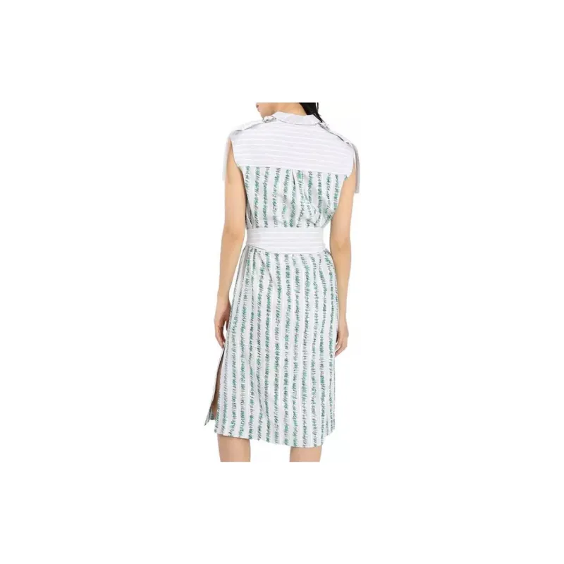 Burberry Sleeveless Dress Women's Multicolor-3
