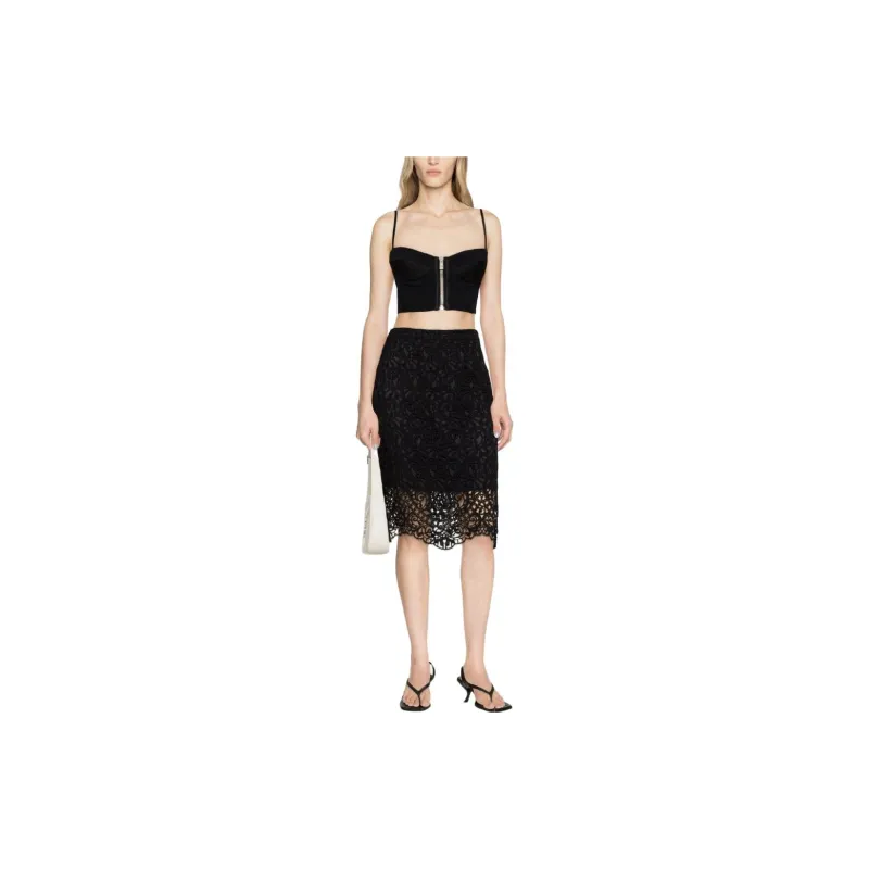 Burberry Casual Long Skirts Women's Black-1