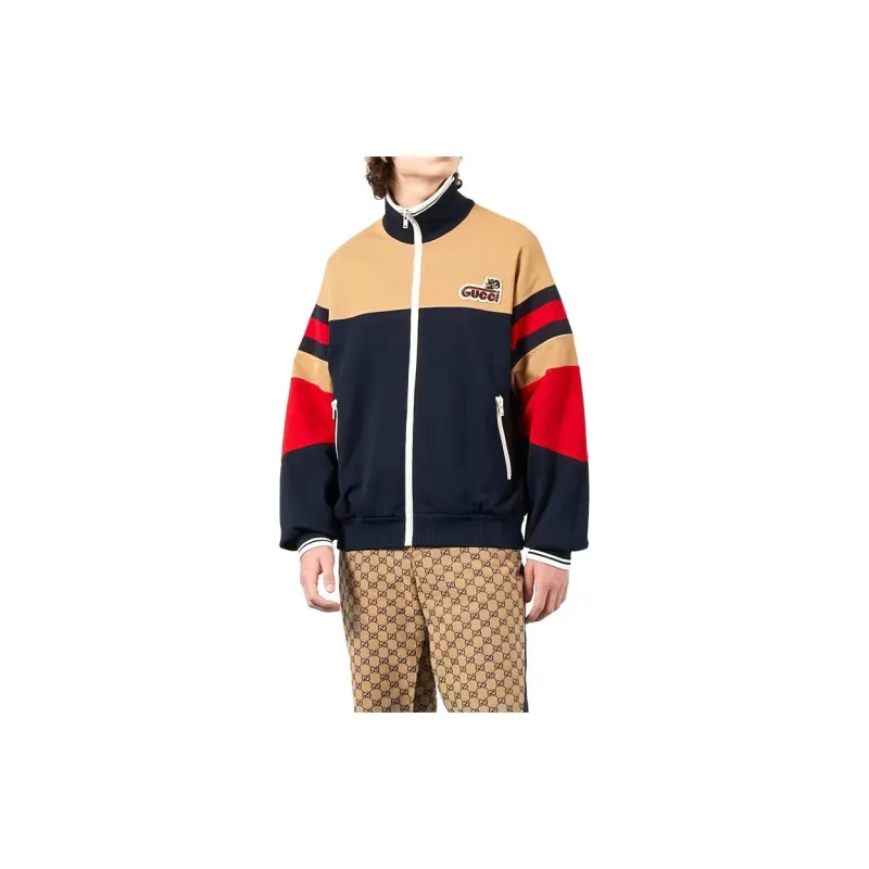 GUCCI SS23 Jackets Coats Women's Black Yellow-3