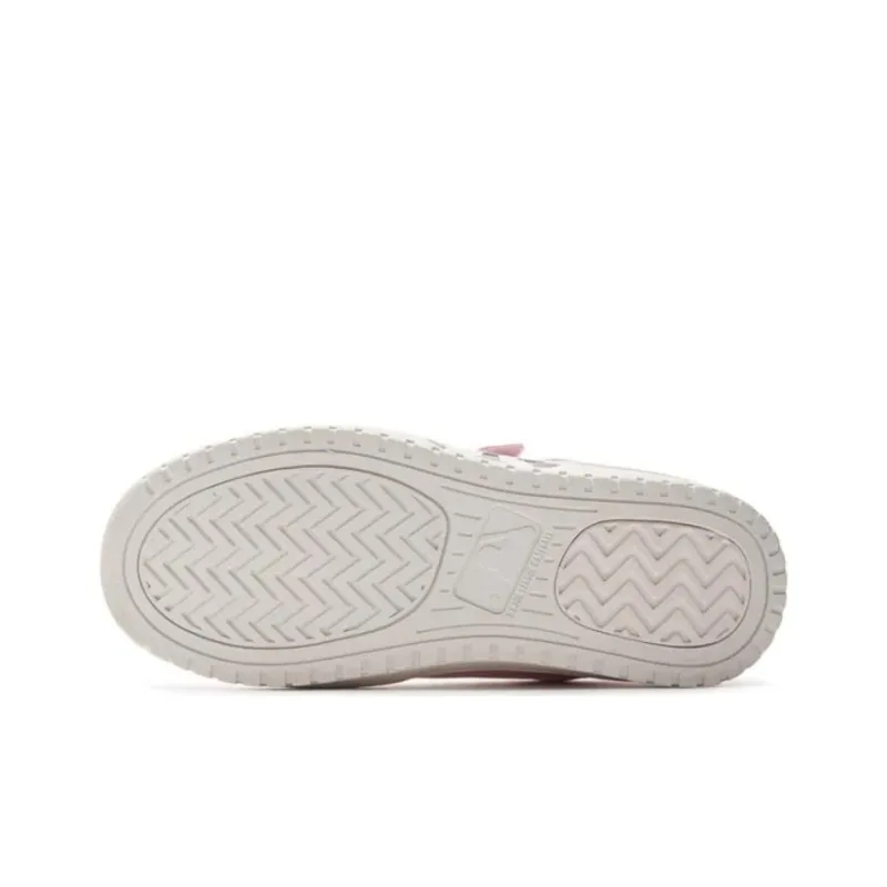 MLB Chunky Liner Slip Resistant Cushioning Balance Low Top Kids' Skateboarding Shoes White Pink Black Teenagers-5