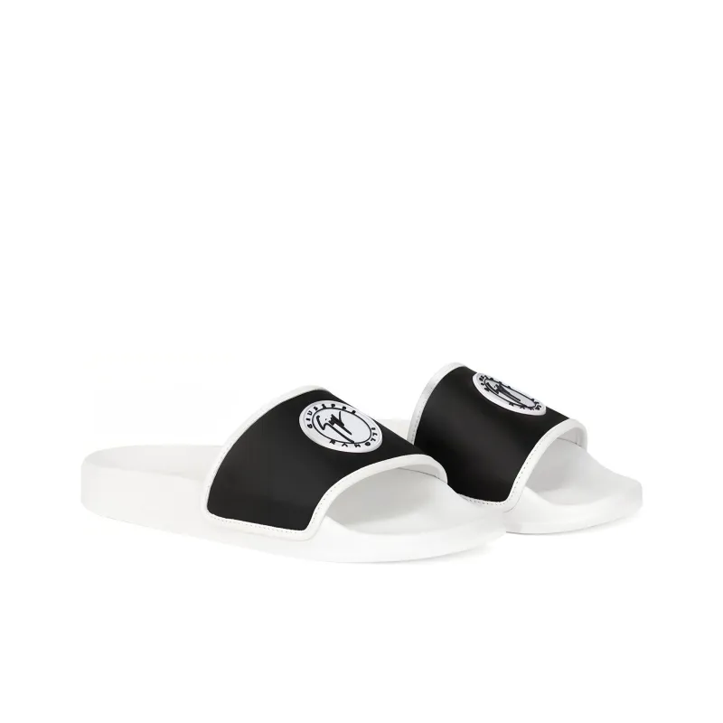 giuseppe zanotti Brett Satin Slides-2