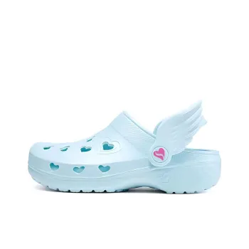 Skechers Foamies Anti Slip Wear Resistant Children's Sandals Blue Teenagers