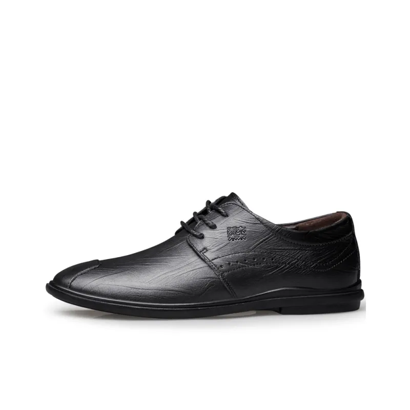 Mulinsen Men's Casual Shoes Men Low Top Black/Light Brown/Dark Brown/Khaki-0