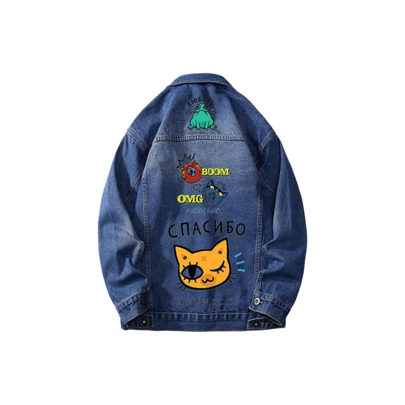 Glona Klio Jackets Coats Unisex Blue-1