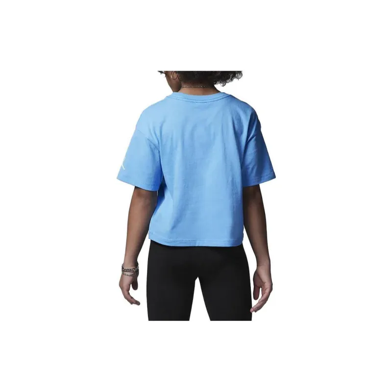 Jordan T Shirts Women's Dark Sky Blue-1