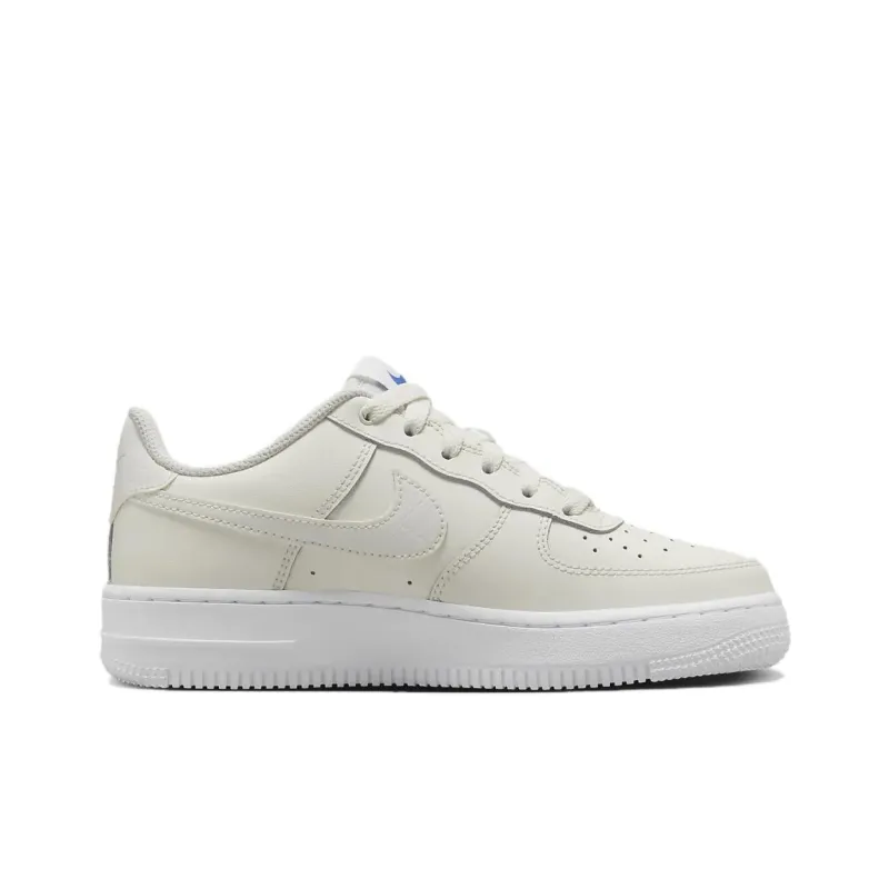 Nike Air Force 1 Anti Slip Wear Resistant Low Top Kids' Skateboarding Shoes White Unisex-2