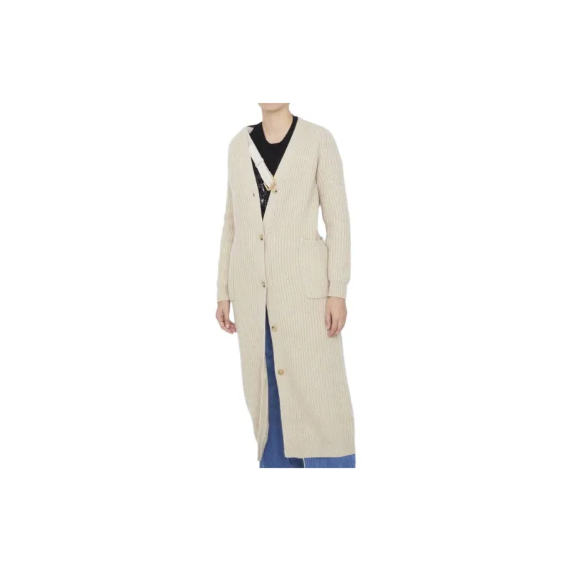 MaxMara Sumatra Buttoned Long Sleeved Cardigan-1
