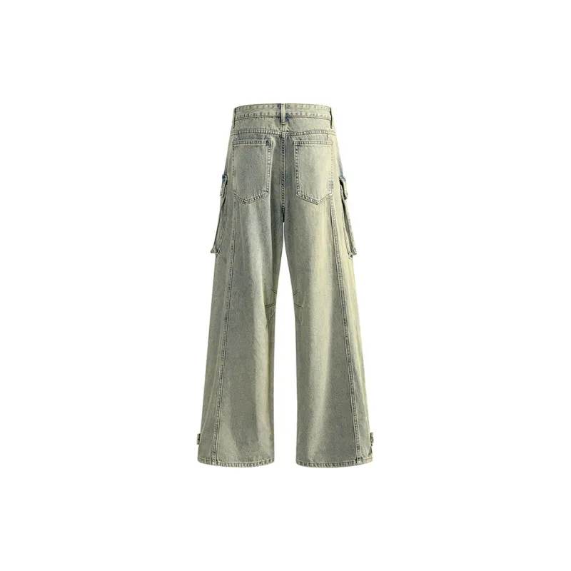 ZXZA Cargo Pants Women's Yellow Mud-2
