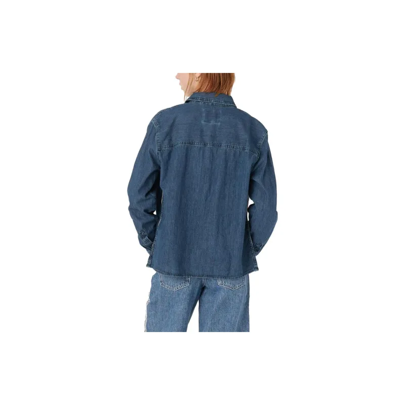 Levis SilverTab Series Shirts Women's Blue-5