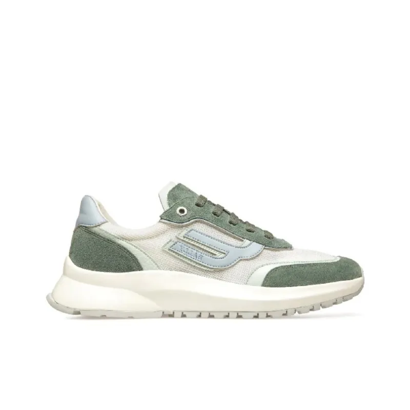BALLY Demmy T Low Top Sports Casual Shoes Men's White Green-1
