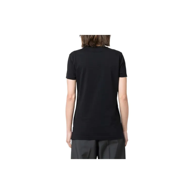 Vivienne Westwood Orb Logo embroidery Cotton T shirt-3