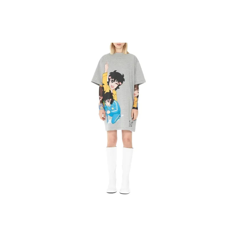 JW Anderson Short Sleeved Dresses Women's Gray-1